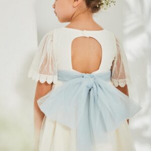 Vestido Infantil Tule com Plumeti Ref. 2321811- Nekenia