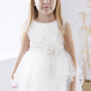 Vestido com cinto rosa 591417 - Amaya