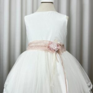 Vestido com cinto rosa 591417 - Amaya