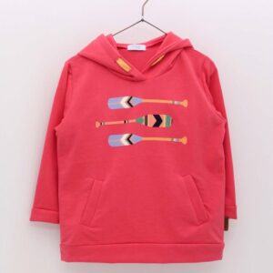 Sweat menino com capuz Remos Madeira 