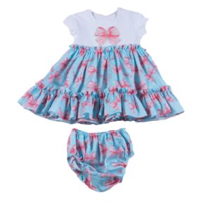 Vestido+Tapa-Fralda M10080 "Magic Bow"- DAGA