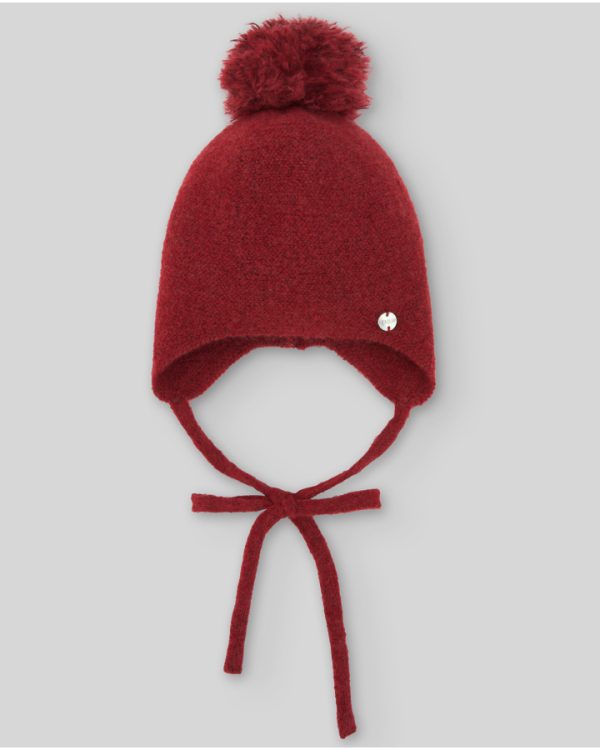 Gorro C/Pompom "Arena" Vermelho- Paz Rodriguez - Image 2