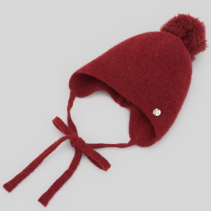 Gorro C/Pompom "Arena" Vermelho- Paz Rodriguez