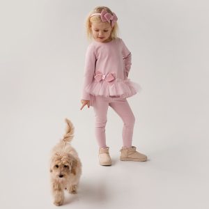 Túnica M10295+Leggings  M10296 "Fluffy Chic"  - Daga